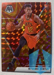 2019-20 Panini Mosaic De'Andre Hunter Orange Reactive Prizm Rookie RC #239